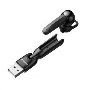 Бездротова гарнітура Baseus Encok Wirelless Earphones A05 (USB док-станція, шумозаглушення) - Чорний 51591973 фото