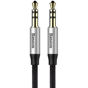 Аудіо Кабель AUX Baseus - M30 Yiven (1 метр, Aux 3.5mm - Aux 3.5mm, TPE) - Чорний 57189956 фото