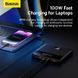 Повербанк Baseus Blade 20000mAh (100W, для ноутбука, Type-C, Type-A, Quick Charge 3.0, LED-дисплей, швидка зарядка) - Чорний 94477550 фото 10