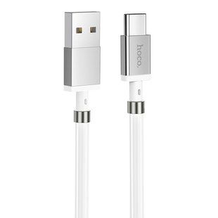 Магнитный кабель для зарядки Hoco U91 Magic magnetic Type-C (1.2м, USB, 10 магнитов, гибкий PVC, тайп си) - Белый 53221394 фото