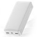 Повербанк Baseus портативная батарея (20000mAh 15W с Led дисплеем 2xmicro USB 2xType-C) - Белый 752928 фото 3