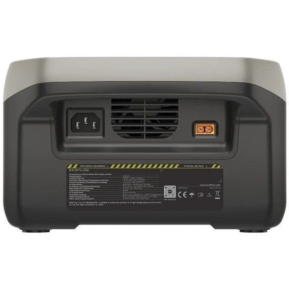 Зарядна станція EcoFlow RIVER 2 (AC220 Вольт, 600 Вт, 256 Ватт/год, 51200mAh, USB, Type-C PD 100w, DC 12v, Wi-Fi та Bluetooth, швидка зарядка, повербанк) - Сірий 57818322 фото