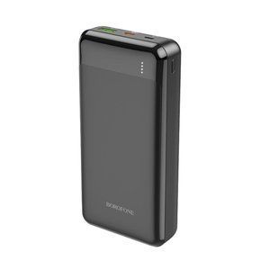 Повербанк Borofone BJ19A + кабель micro-usb (20000 mAh, 20 Вт, QC 3.0, PD,USB Type-A, USB Type-C, micro USB, 3A) - Черный 71444330 фото