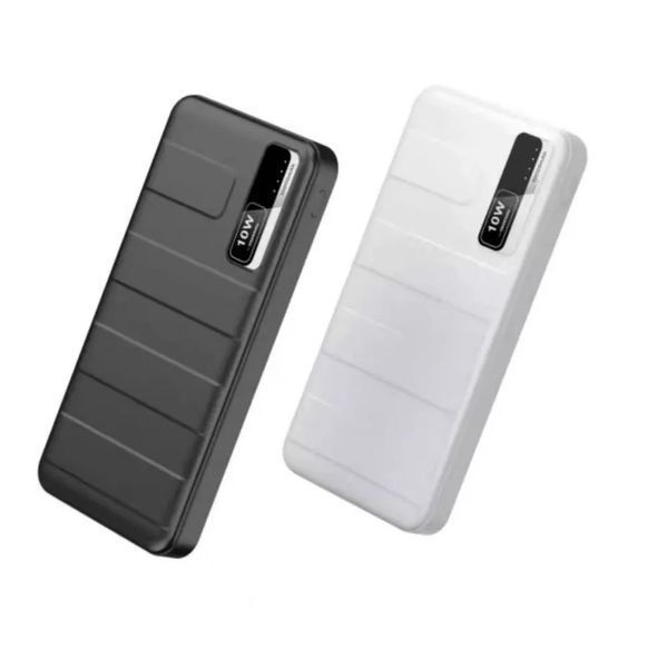 Повербанк VIVA VR12 с реальной емкостью 10000 mAh, портативная батарея (10W, 2USB/micro-USB, Type-C, 2A, LED индикатор, быстрая зарядка) - Черный 59519296 фото