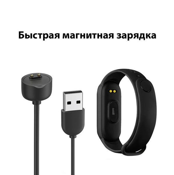 Фітнес браслет спортивний FitPro Smart Band M6 (смарт годинник, пульсоксиметр, пульс) - Синій 42468325 фото