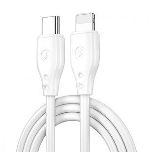 Кабель для айфона WiWU Pioneer Wi-C002L Type-C - Lightning (PD 30W, 1.2 м, для быстрой зарядки) - Белый 70410281 фото