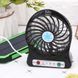 Портативный вентилятор Snowflake fan B настольный на аккумуляторе (от USB, 5 Вт) - Черный 737534 фото 6