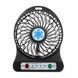 Портативный вентилятор Snowflake fan B настольный на аккумуляторе (от USB, 5 Вт) - Черный 737534 фото 1