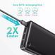 Повербанк Yoobao K13 портативная батарея (26800mAh с Led индикатором, 3USB/micro-USB, PD/QC, 20W, 2.4A, быстрая зарядка) - Черный 58933288 фото 3
