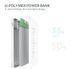 Повербанк Yoobao KJ03 портативная батарея (10000mAh, 2USB/1Type-C, с разъемом lightning, microUSB,2.1А) - Голубой 58506739 фото 4