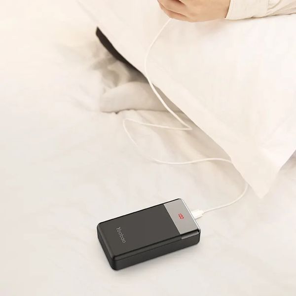 Повербанк Yoobao портативная батарея (30000mAh, 2USB/1Type-C, MicroUsb, PD 30W, швидка зарядка) - Белый 58505561 фото