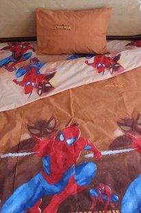 Постільна білизна полуторна Coton Gold Людина павук (Spider man) - 150х220, 100% Бавовна, Бязь 44688513 фото