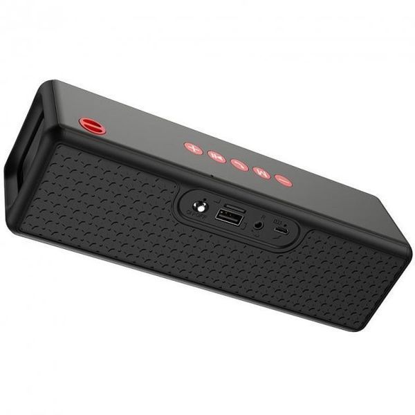 Беспроводная портативная Bluetooth колонка Hoco HC3 (Bluetooth 5.0, AUX, USB, MicroSD) - Черный 749030 фото