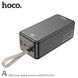 Портативна батарея Hoco DB21 (повербанк, 80000 mAh, 4 USB, Type-C, Lightning, LCD-дисплей, вбудований ліхтарик) - Чорний 115112047 фото 4
