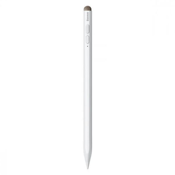 Стилус для iPad - Baseus Smooth Writing Capacitive (Type-C, Active version, LED-индикатор, для айпада, ластик) - Белый 51593939 фото