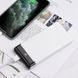 Повербанк Hoco J59 Famous портативна батарея (10000 mAh, 2USB + Type-C + Micro-USB, 2A, LED дисплей) - Чорний 57190368 фото 3
