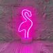Неоновий світильник нічник Фламінго настільна декоративна лампа Neon Decoration Lamp - Рожевий 47021380 фото 1