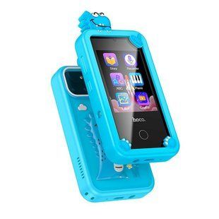 Детский мобильный телефон Hoco Y103 (2,8&rdquo; HD экран, 8 ГБ, двойная камера, USB Type-C, смартфон) - Синий 104939123 фото