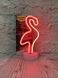 Неоновий світильник нічник Фламінго настільна декоративна лампа Neon Decoration Lamp червоне світло 31708274 фото 1