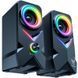 Комп'ютерні колонки Onikuma L2 (Bluetooth 5.0, USB, AUX 3.5 мм, RGB-підсвічування, 10 Вт, еквалайзер) - Чорний 105686858 фото 3