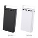 Повербанк Hoco J62 Jove портативна батарея (30000mAh, 15w, 3USB + 1Type-C + MicroUsb, 2A, з ліхтариком) - Чорний 57193087 фото 4