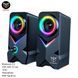 Комп'ютерні колонки Onikuma L2 (Bluetooth 5.0, USB, AUX 3.5 мм, RGB-підсвічування, 10 Вт, еквалайзер) - Чорний 105686858 фото 1