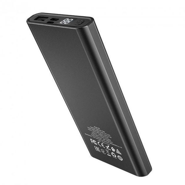 Повербанк Hoco J68 портативная батарея (1USB /Micro/Type-C/2A) - Черный 749179 фото