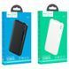 Повербанк Hoco J82 портативна батарея (10W, 10000 mAh, 2USB + Type-C, 2A, LED індикатор) - Чорний 57190235 фото 6