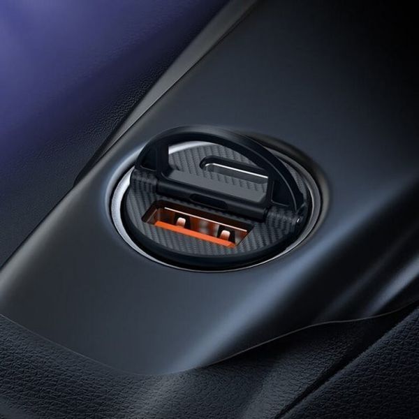 Автомобильное зарядное устройство Hoco NZ2 Link PD30W+QC3.0 (USB Type-C, USB Type-A) - Черный 750529 фото