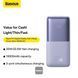 Повербанк Baseus Bipow Pro + кабель USB to Type-C, 0.3 метра (3A, 20000 мАг, 22.5Вт, Type-C x 2 USB-A, QC 3.0) - Лавандовий 57120776 фото 5